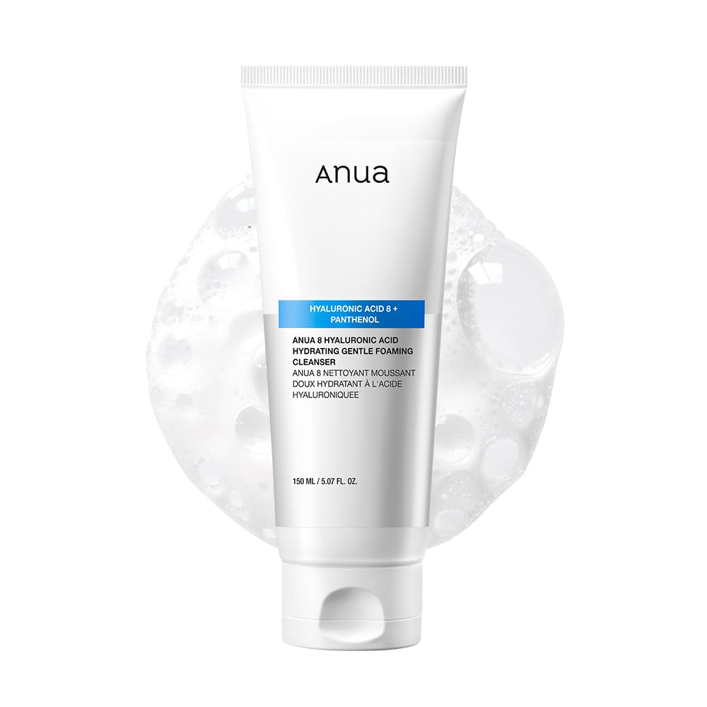 ANUA 透明質酸 保濕溫和泡沫潔面乳 適用於乾性皮膚洗面乳 雙重清潔