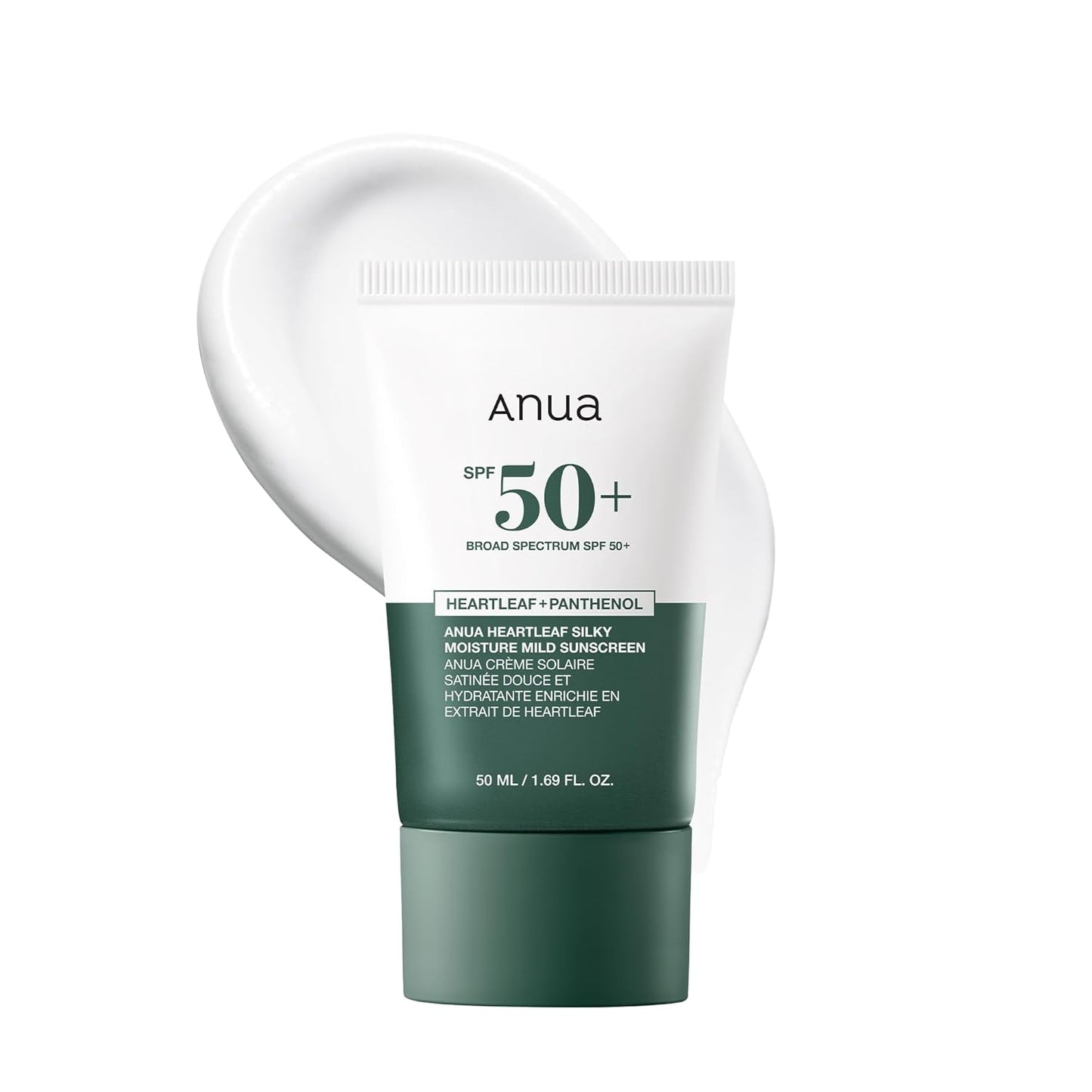 Anua Heartleaf 絲滑保濕防曬乳 50mL + 10mL 套裝