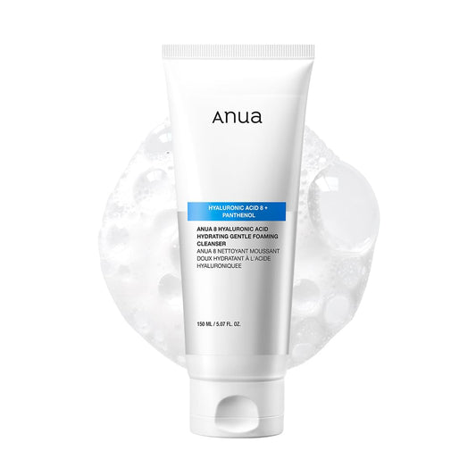 ANUA 透明質酸 保濕溫和泡沫潔面乳 適用於乾性皮膚洗面乳 雙重清潔