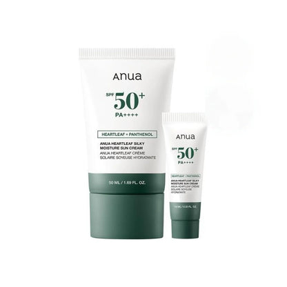 Anua Heartleaf 絲滑保濕防曬乳 50mL + 10mL 套裝